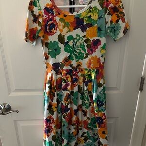 Floral Short Sleeve Dress